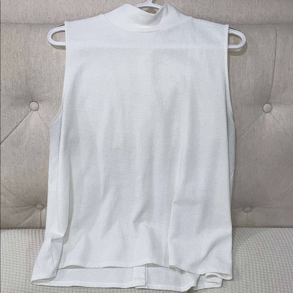 LOFT Classic White Tank Top